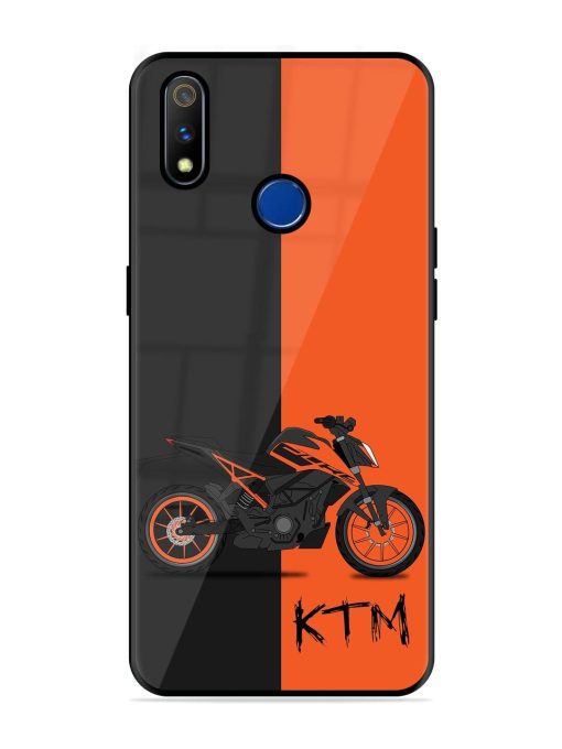 Orange Beast Glossy Soft Edge Case for Realme 3 Pro Chachhi