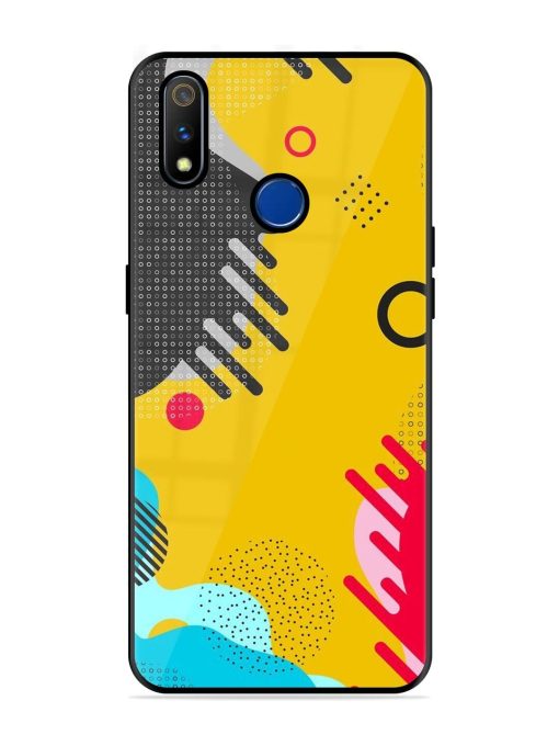 Neon Pop Glossy Soft Edge Case for Realme 3 Pro Chachhi