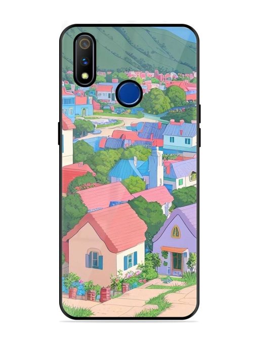 Pastel Paradise Glossy Soft Edge Case for Realme 3 Pro Chachhi