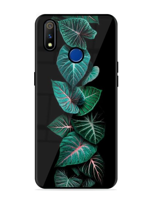 Emerald Elegance Glossy Soft Edge Case for Realme 3 Pro Chachhi