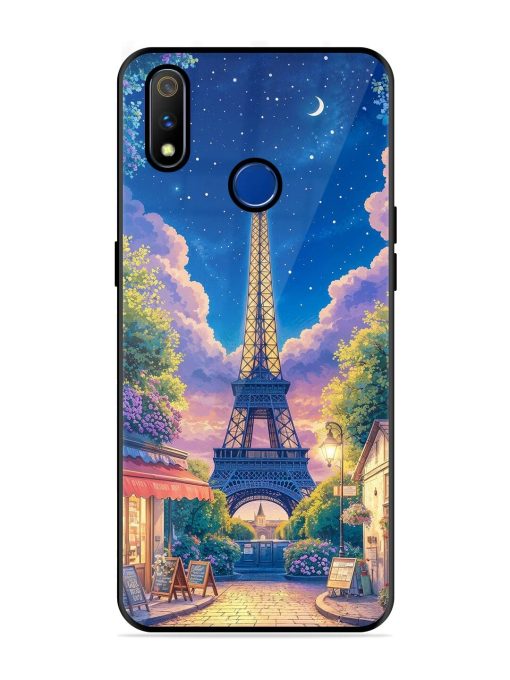 Twilight In Paris Glossy Soft Edge Case for Realme 3 Pro Chachhi