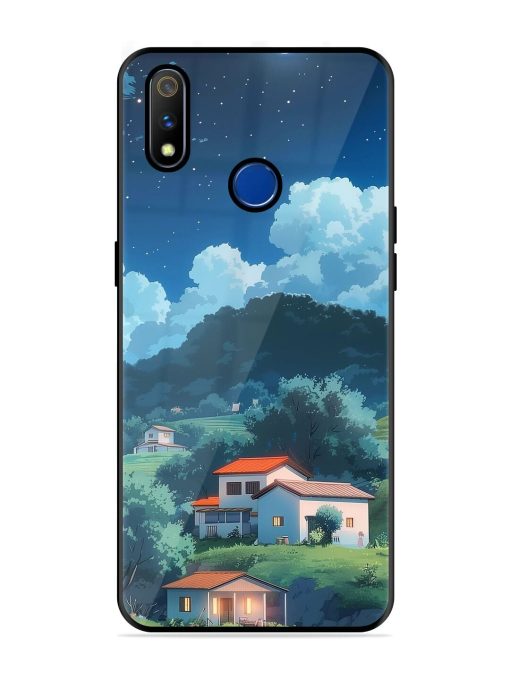 Peaceful Nightscape Glossy Soft Edge Case for Realme 3 Pro Chachhi