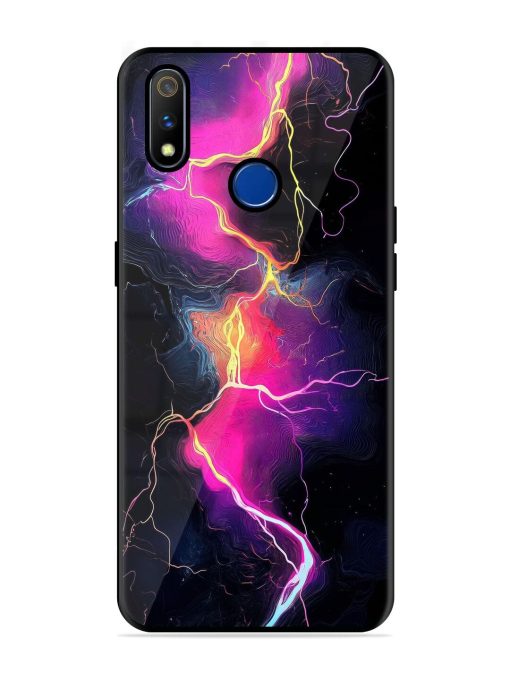 Electric Dreams Glossy Soft Edge Case for Realme 3 Pro