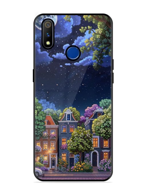 Moonlit Streets Glossy Soft Edge Case for Realme 3 Pro Chachhi