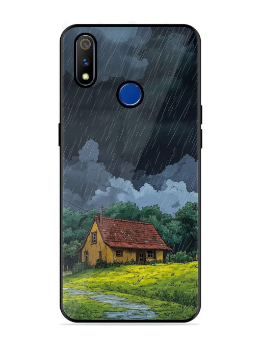 Rainy Day Retreat Glossy Soft Edge Case for Realme 3 Pro Chachhi