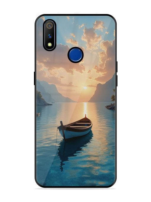 Serene Sunset Glossy Soft Edge Case for Realme 3 Pro Chachhi