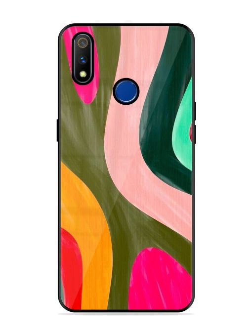 Wavy Wonder Glossy Soft Edge Case for Realme 3 Pro Chachhi