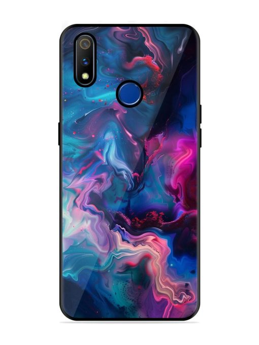 Cosmic Swirl Glossy Soft Edge Case for Realme 3 Pro Chachhi