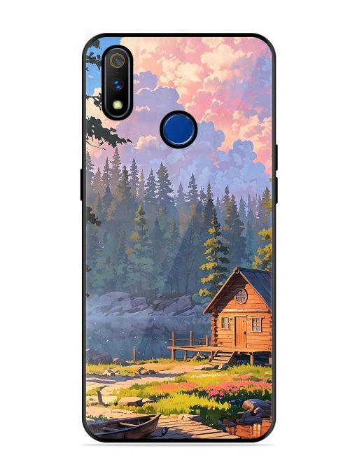 Lakeside Serenity Glossy Soft Edge Case for Realme 3 Pro Chachhi