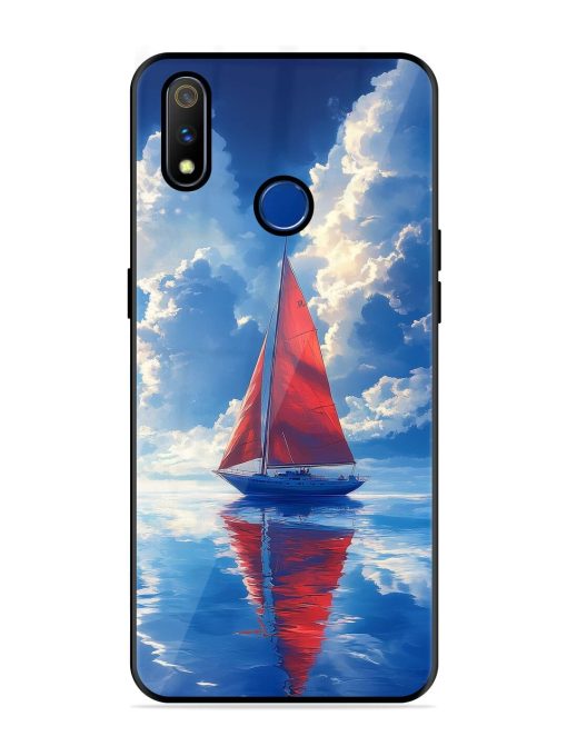 Crimson Sails Glossy Soft Edge Case for Realme 3 Pro Chachhi