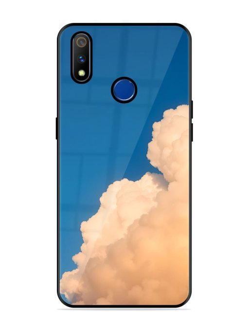 Golden Cloudscape Glossy Soft Edge Case for Realme 3 Pro Chachhi