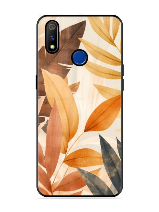 Earthy Elegance Glossy Soft Edge Case for Realme 3 Pro Chachhi