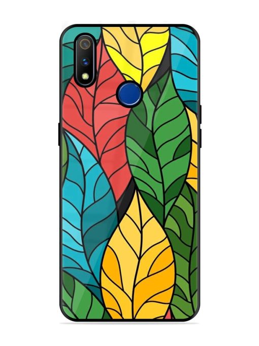 Foliage Fiesta Glossy Soft Edge Case for Realme 3 Pro Chachhi