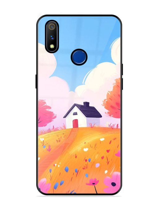 Hilltop Haven Glossy Soft Edge Case for Realme 3 Pro Chachhi