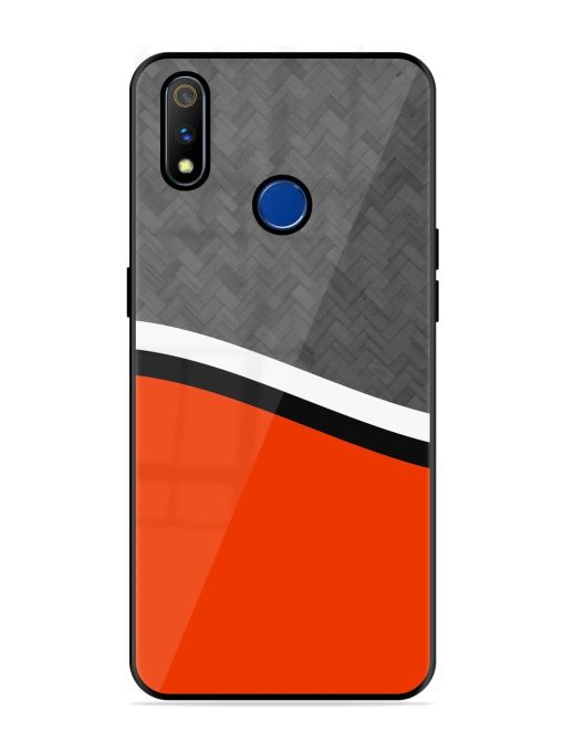 Bold Contrast Glossy Soft Edge Case for Realme 3 Pro