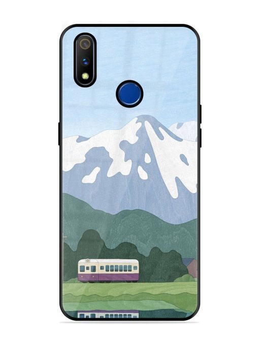 Mountainside Reflections Glossy Soft Edge Case for Realme 3 Pro Chachhi