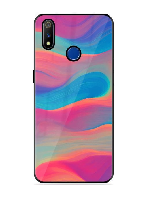 Wavy Wonder Glossy Soft Edge Case for Realme 3 Pro Chachhi