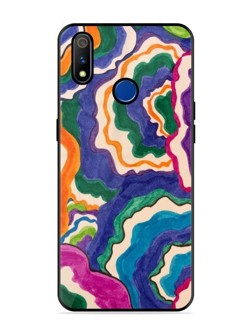 Wavy Wonder Glossy Soft Edge Case for Realme 3 Pro Chachhi