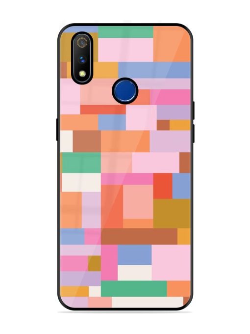 Colorful Chaos Glossy Soft Edge Case for Realme 3 Pro Chachhi