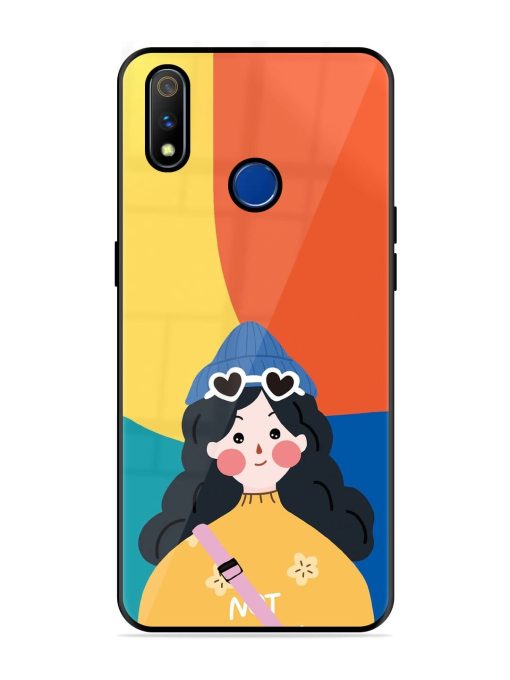 Colorful Vibes Glossy Soft Edge Case for Realme 3 Pro Chachhi