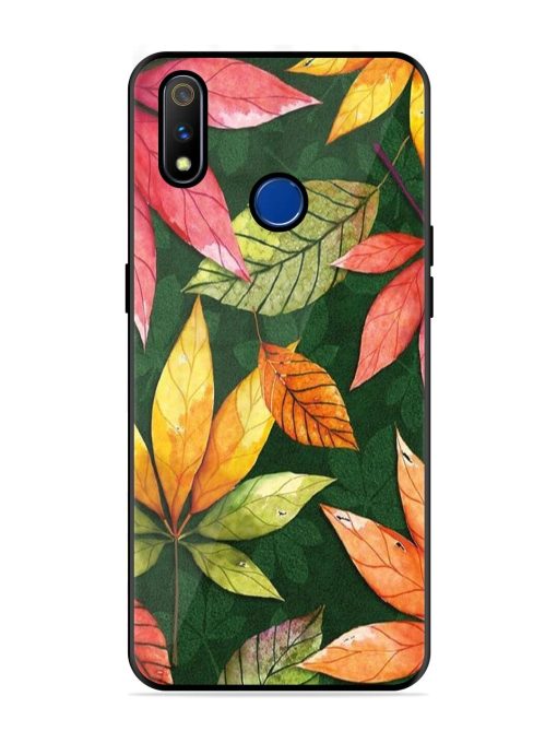 Autumn'S Embrace Glossy Soft Edge Case for Realme 3 Pro Chachhi