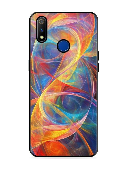 Cosmic Currents Glossy Soft Edge Case for Realme 3 Pro Chachhi