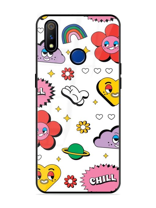 Whimsical Wonderland Glossy Soft Edge Case for Realme 3 Pro Chachhi