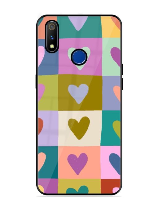 Box Of Hearts Glossy Soft Edge Case for Realme 3 Pro Chachhi