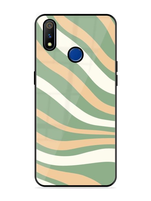 Wavy Pastel Paradise Glossy Soft Edge Case for Realme 3 Pro Chachhi