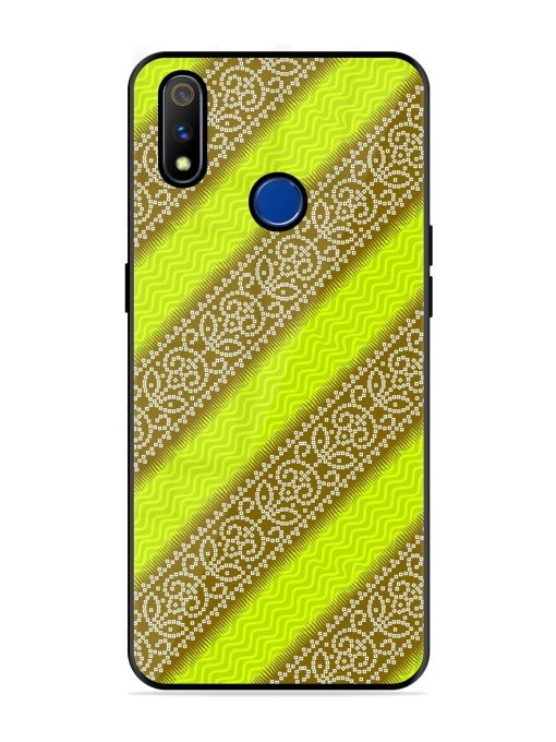 Golden Bandana Bliss Glossy Soft Edge Case for Realme 3 Pro Chachhi