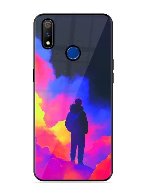 Cosmic Wanderer Glossy Soft Edge Case for Realme 3 Pro Chachhi