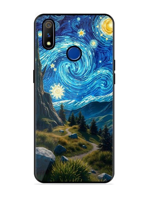 Starry Night In The Shire Glossy Soft Edge Case for Realme 3 Pro Chachhi