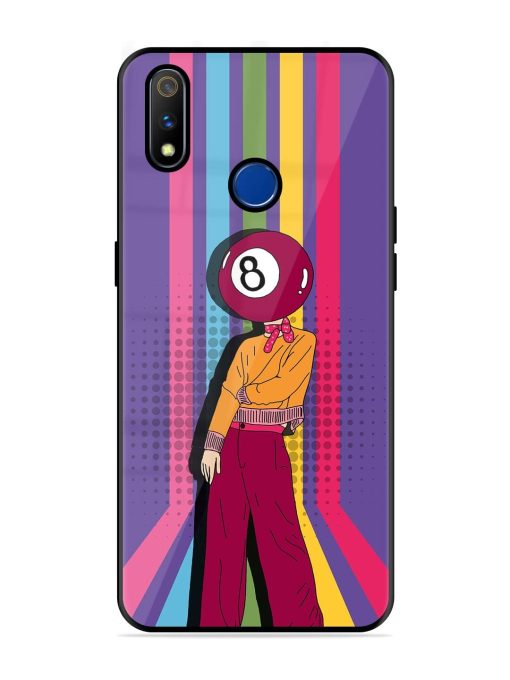 Eight Ball Fashionista Glossy Soft Edge Case for Realme 3 Pro Chachhi