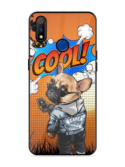 Cool Pup Glossy Soft Edge Case for Realme 3 Pro Chachhi