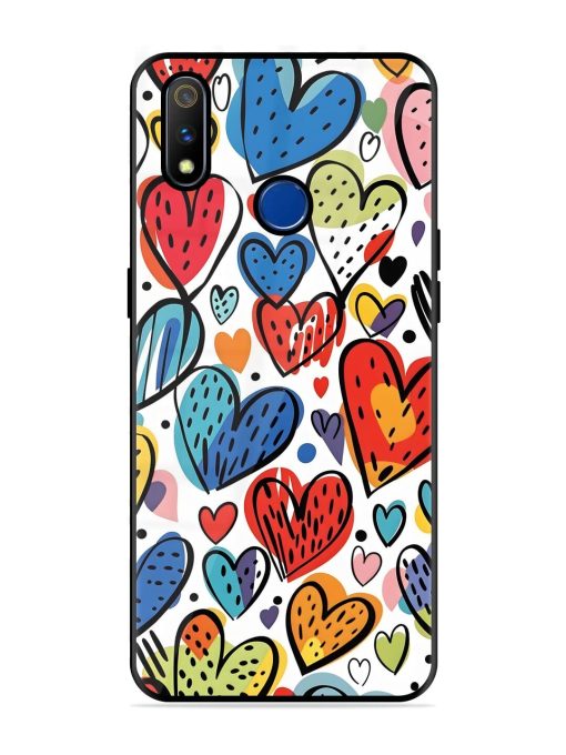 Heartfelt Harmony Glossy Soft Edge Case for Realme 3 Pro Chachhi