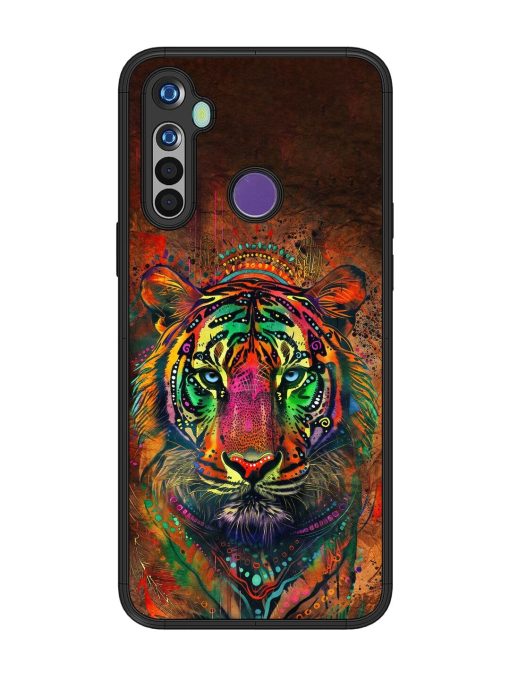 Cosmic Tiger Glossy Soft Edge Case for Realme 5 Chachhi