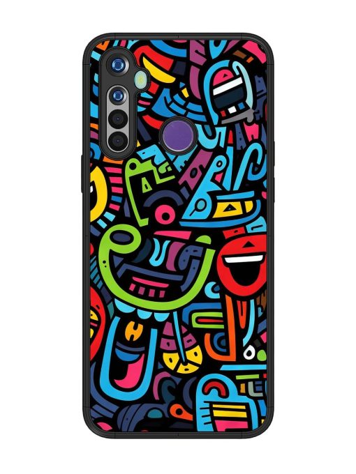 Doodlephoria Glossy Soft Edge Case for Realme 5 Chachhi