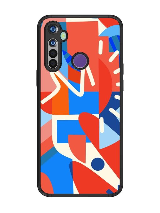 Abstract Harmony Glossy Soft Edge Case for Realme 5 Chachhi