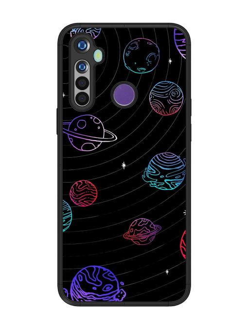 Cosmic Ballet Glossy Soft Edge Case for Realme 5 Chachhi