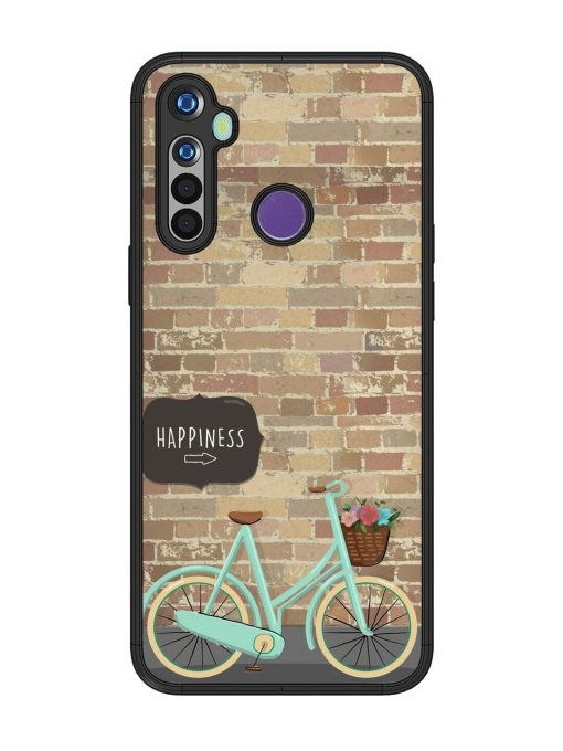 Pedaling Towards Happiness Glossy Soft Edge Case for Realme 5 Chachhi