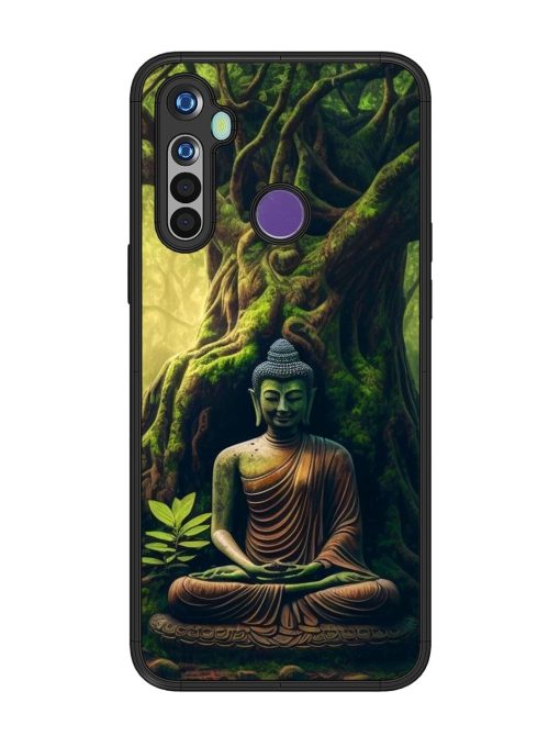 Green Buddha Art Glossy Soft Edge Case for Realme 5 Chachhi