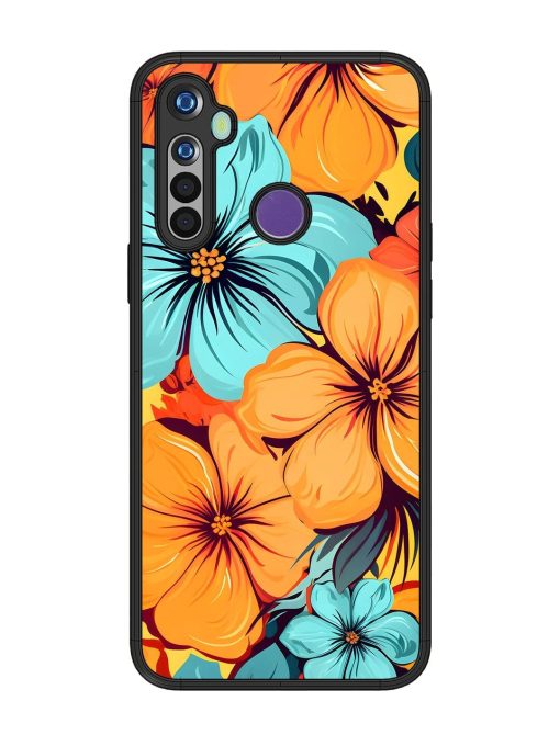 Tropical Bloom Glossy Soft Edge Case for Realme 5 Chachhi