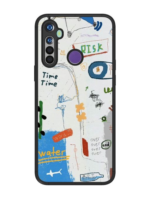 Mind Map Madness Glossy Soft Edge Case for Realme 5 Chachhi