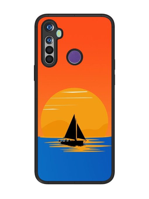 Sunset Sail Glossy Soft Edge Case for Realme 5 Chachhi