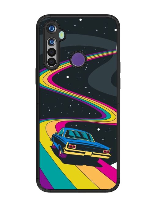 Rainbow Road Glossy Soft Edge Case for Realme 5 Chachhi