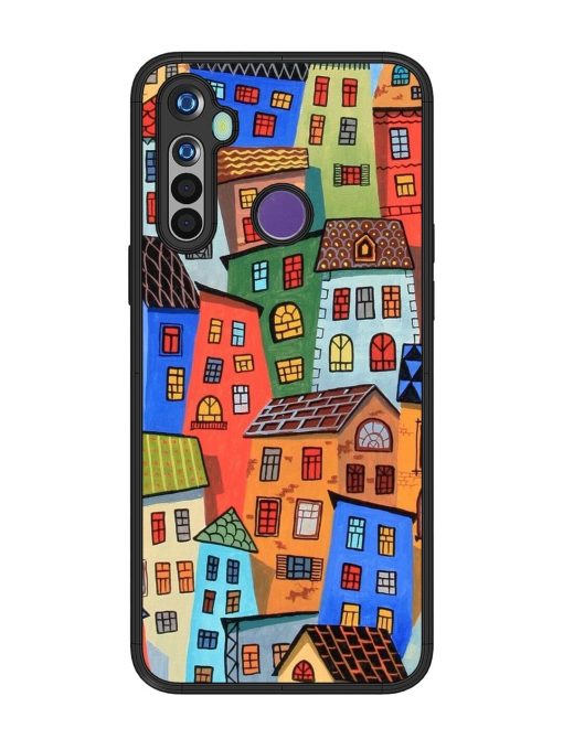 Rainbow House Glossy Soft Edge Case for Realme 5 Chachhi