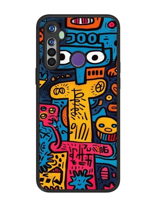 Doodletopia Glossy Soft Edge Case for Realme 5 Chachhi