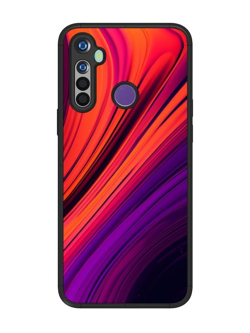 Crimson Curls Glossy Soft Edge Case for Realme 5 Chachhi