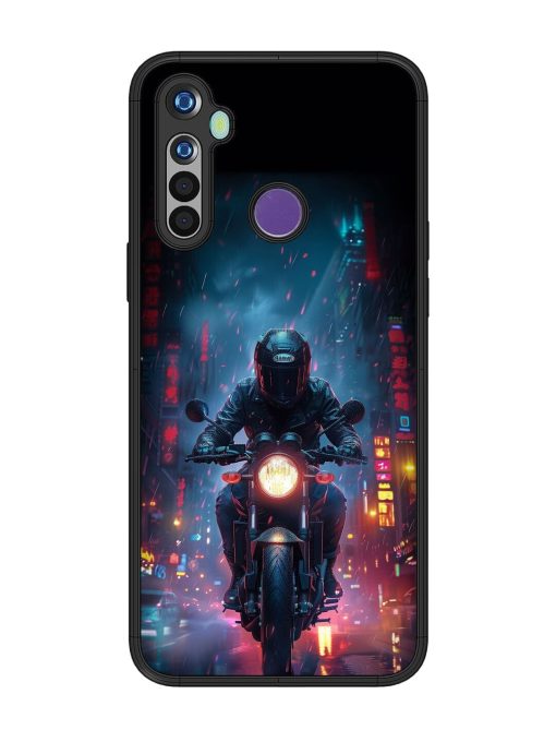 Neon Nights Glossy Soft Edge Case for Realme 5 Chachhi