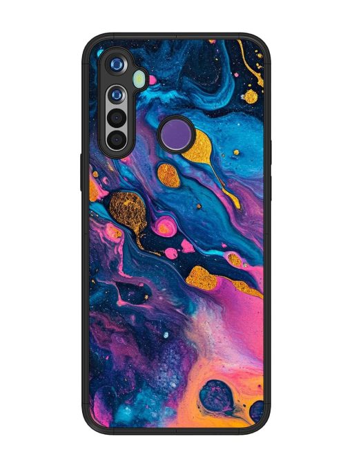 Cosmic Swirl Glossy Soft Edge Case for Realme 5 Chachhi